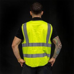 Reflektierende Weste mit Taschen EWRV001