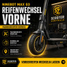 Ninebot MAX G3 Reifen vorne montieren – E-Scooter Werkstatt Nürnberg