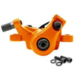 RS001-A01 Dual Pad mechanische Bremssattel L 60mm orange für MI3 | E-Scooter Werkstatt Nürnberg