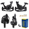 Bremssattel DB680/RT004-M01 mechanisch L 70mm schwarz [Zoom] - Mit Halterung F160/R140 | E-Scooter Werkstatt Nürnberg