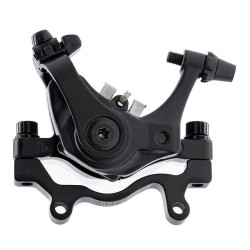 Schwarz Mechanische Bremssattel DB680/RT004-M02 L 70mm [Zoom] - Mit Halterung F180/R160 | E-Scooter Werkstatt Nürnberg