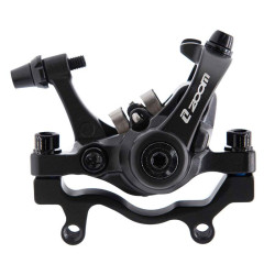 Schwarz Mechanische Bremssattel DB680/RT004-M02 L 70mm [Zoom] - Mit Halterung F180/R160 | E-Scooter Werkstatt Nürnberg