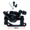 Vordere mechanische Bremssattel CT002-M01 R 50mm schwarz für Kukirin G2 Pro/Max [Kugoo] | E-Scooter Werkstatt Nürnberg