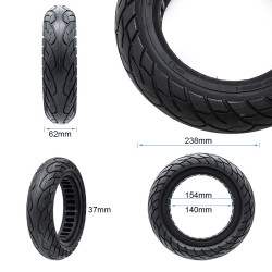 20er-Pack ultraleichter Vollreifen 10x2,5-6,1/B34 | E-Scooter Werkstatt Nürnberg