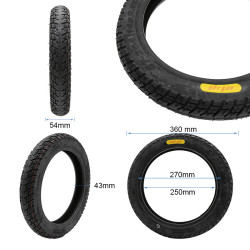 Tubeless Offroad-Reifen 14x2,125 (57-254) | E-Scooter Werkstatt Nürnberg