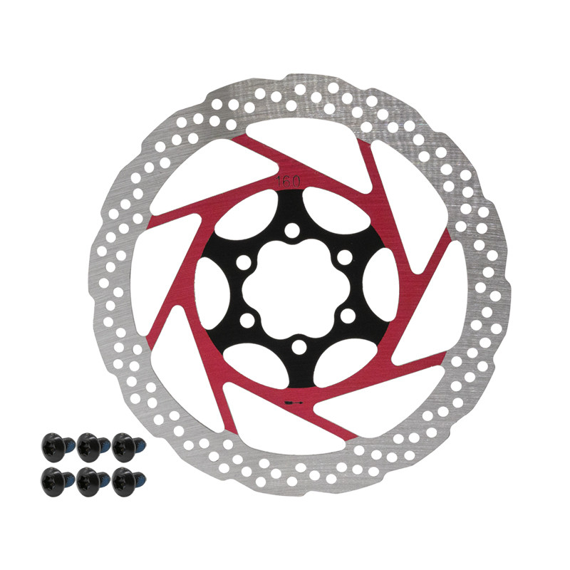 Bremsscheibe V2 6H 160mm Rot | E-Scooter Werkstatt Nürnberg