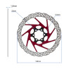 Bremsscheibe V2 6H 180mm Rot | E-Scooter Werkstatt Nürnberg