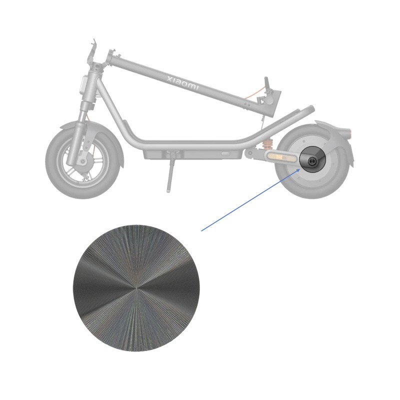 Zierabdeckung für hintere Schwinge MI6 | E-Scooter Werkstatt Nürnberg