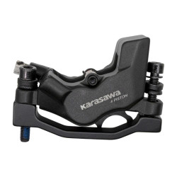 Karasawa Hydraulikbremsen-Kit hinten - 4 Kolben - 1,55 m - Bremsscheibe 180 | E-Scooter Werkstatt Nürnberg