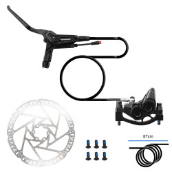 Karasawa Hydraulikbremsen-Kit vorne - 4 Kolben - 0,87 m - Bremsscheibe 203 | E-Scooter Werkstatt Nürnberg