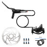 Karasawa Hydraulikbremsen-Kit vorne - 4 Kolben - 0,87 m - Bremsscheibe 203 | E-Scooter Werkstatt Nürnberg