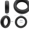 70/60-7.5 Vollgummireifen schwarz | E-Scooter Werkstatt Nürnberg