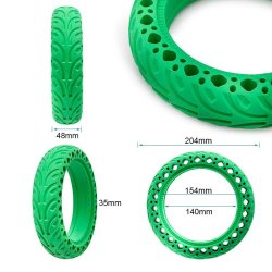 Vollgummi Rad 8,5x2-6,1/B34 V3 - grün