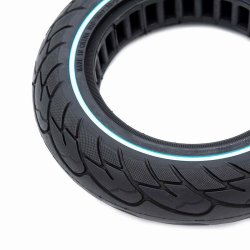 Ultraleicht Vollgummirad 10x2,125-6,1/B34 - blaue Linie [Nedong]