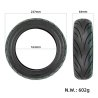 NIU Ersatzreifen 10x2.3 Tubeless für KQi2 Pro E-Scooter Reifen schlauchlos, langlebig