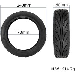 e-Scooter Ninebot Ersatz Reifen für MAX G2 Scooter Tubeless 60/65-6.9 + Ventil
