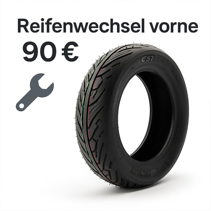 Teverun Fighter Mini Pro – Reifenwechsel vorne