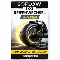 SoFlow SO3 Reifenwechsel hinten – E-Scooter Werkstatt Nürnberg