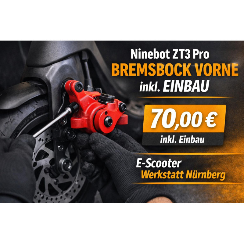 ninebot-zt3-pro-bremsbock-vorne-inkl-einbau-e-scooter-werkstatt-nuernberg