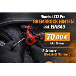 Ninebot ZT3 Pro Bremsbock hinten inkl. Einbau – E-Scooter Werkstatt Nürnberg