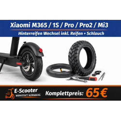 Xiaomi M365 / 1S / Essential / Pro / Pro2 / Mi3 Hinterreifen Wechsel inkl. Reifen+Schlauch – E-Scooter Werkstatt Nürnberg