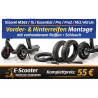 Xiaomi M365 / 1S / Pro / Pro2 / Mi3 Vorder- & Hinterreifen Montage mit vorhandenem Reifen+Schlauch – E-Scooter Werkstatt Nürnber