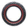Ultraleicht Vollgummirad 10x2,5-6,1/B34 - rote Linie [Nedong]