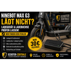 Ninebot MAX G3 lädt nicht? Ladegerät prüfen Nürnberg