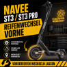 NAVEE ST3 Pro Reifenwechsel vorne ohne Gel – E-Scooter Werkstatt Nürnberg