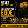 NAVEE ST3 Pro Reifenwechsel vorne & hinten ohne Gel – E-Scooter Werkstatt Nürnberg
