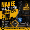 NAVEE ST3 Pro Reifenwechsel vorne mit Gel – E-Scooter Werkstatt Nürnberg
