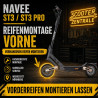 NAVEE ST3 Pro Reifen vorne montieren – E-Scooter Werkstatt Nürnberg